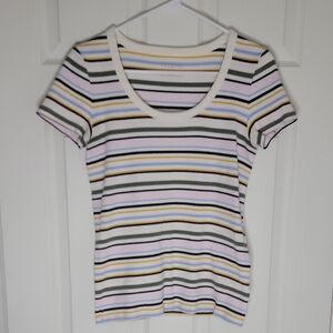 Striped Multicolor Women's Top
